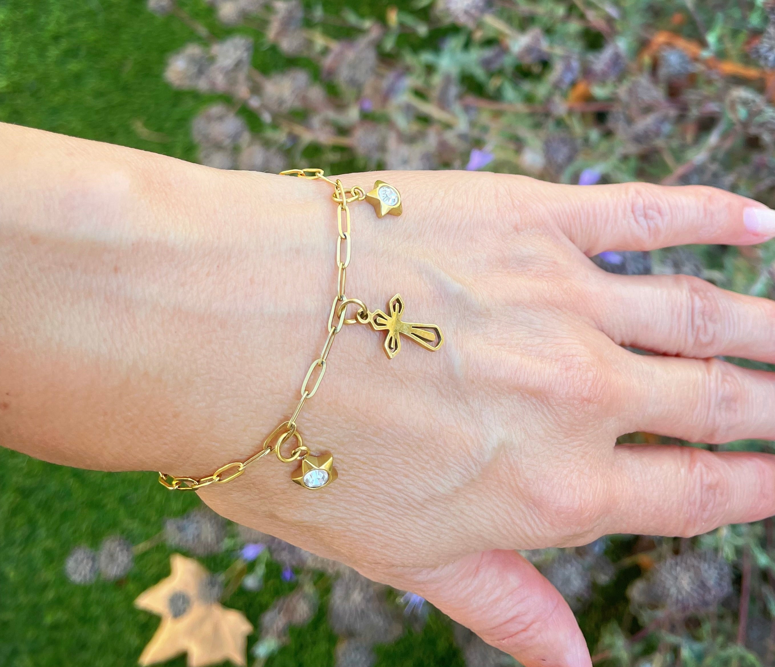 Christ Is Light Bracelet • 18K Gold PVD Stainless Steel