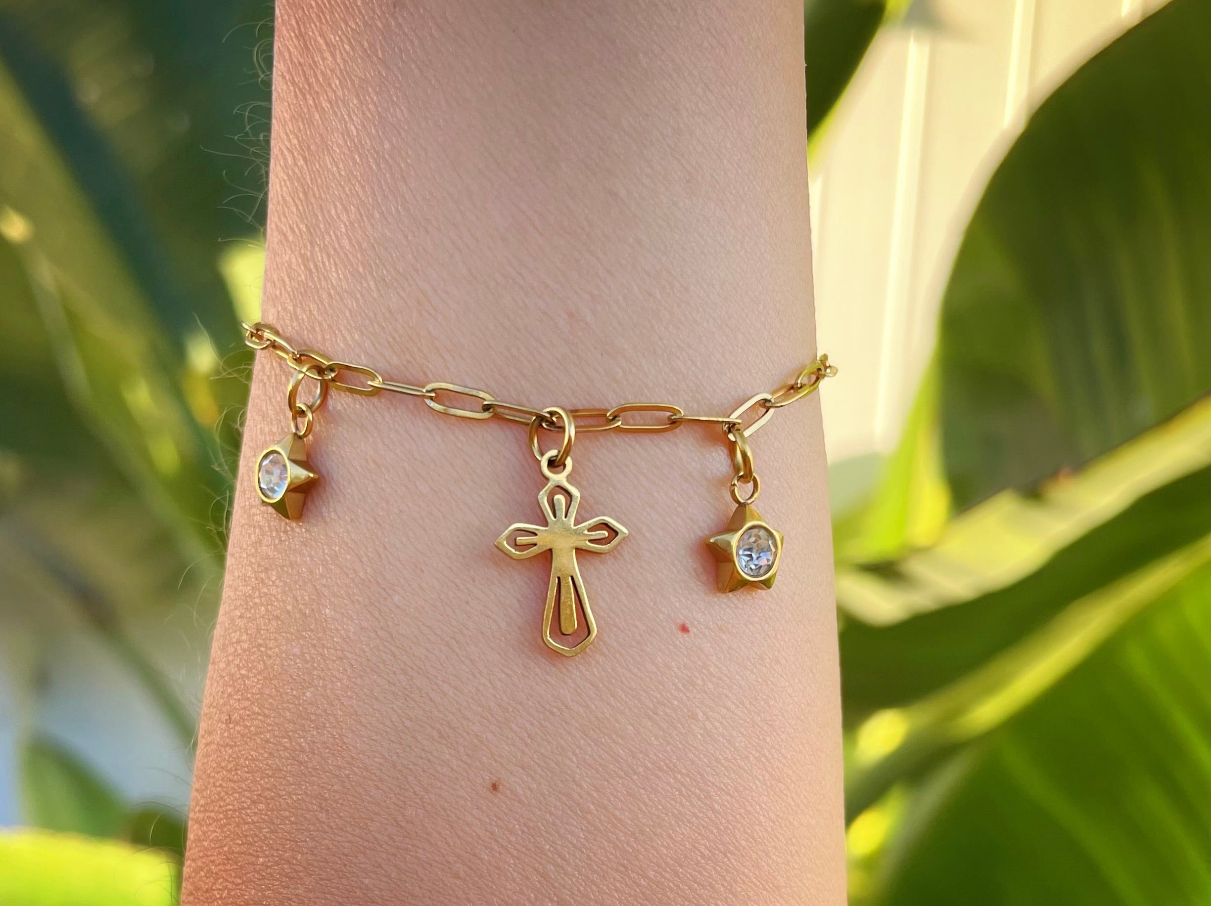 Christ Is Light Bracelet • 18K Gold PVD Stainless Steel