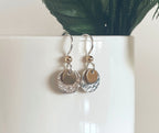 Dainty Mixed Metal Everyday Earrings